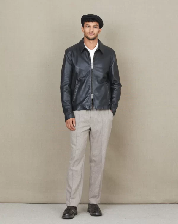 Cheap Chevignon BLOUSON CUIR TROOPER Noir