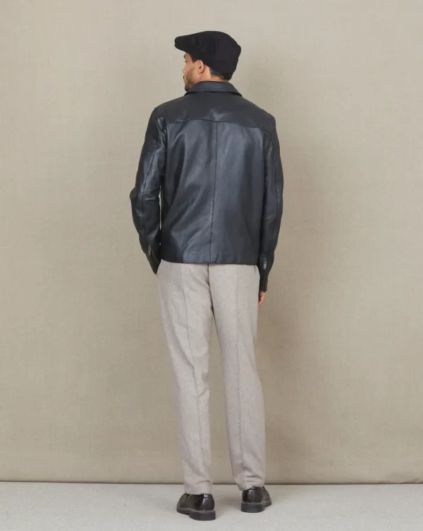 Cheap Chevignon BLOUSON CUIR TROOPER Noir