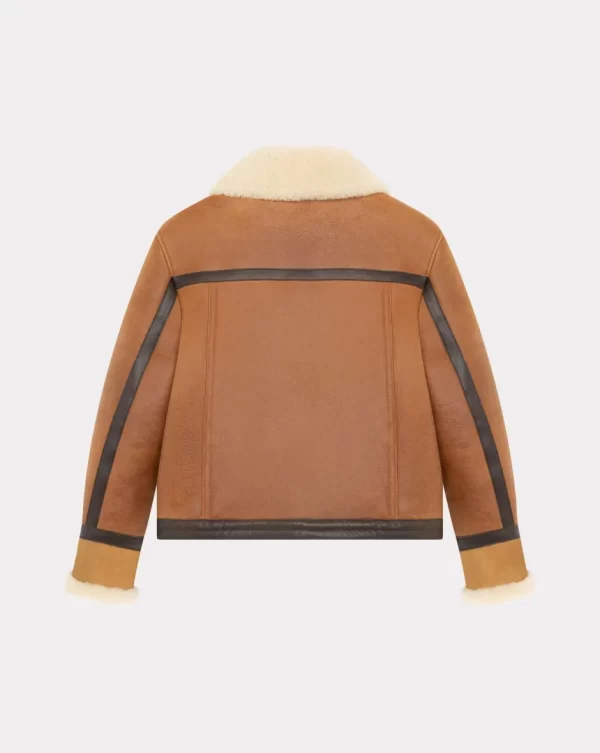 Store Chevignon BLOUSON EN CUIR CAMERASHEARLING W Marron