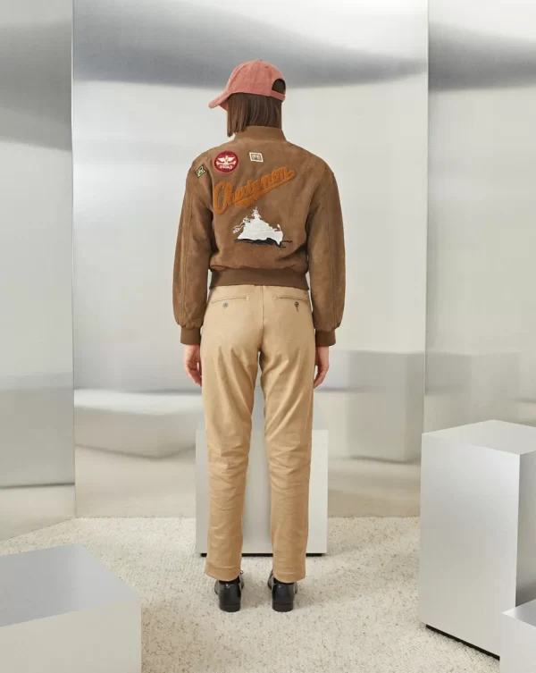 Best Chevignon BLOUSON EN CUIR VARSITY W Marron