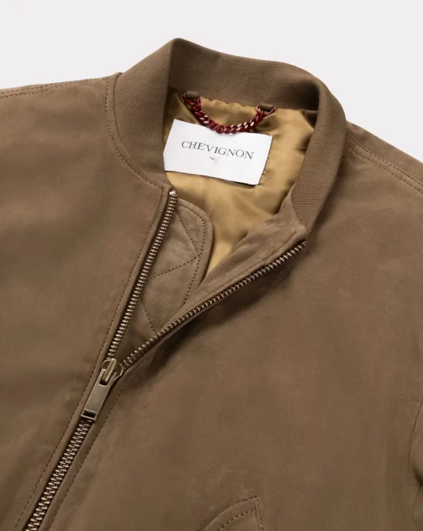 Best Chevignon BLOUSON EN CUIR VARSITY W Marron