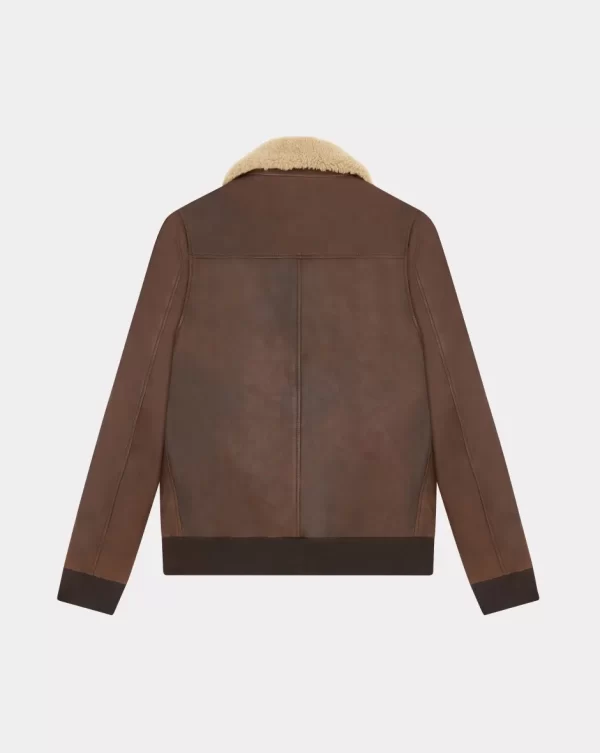 Cheap Chevignon BLOUSON PILOT CUIR HILL Marron