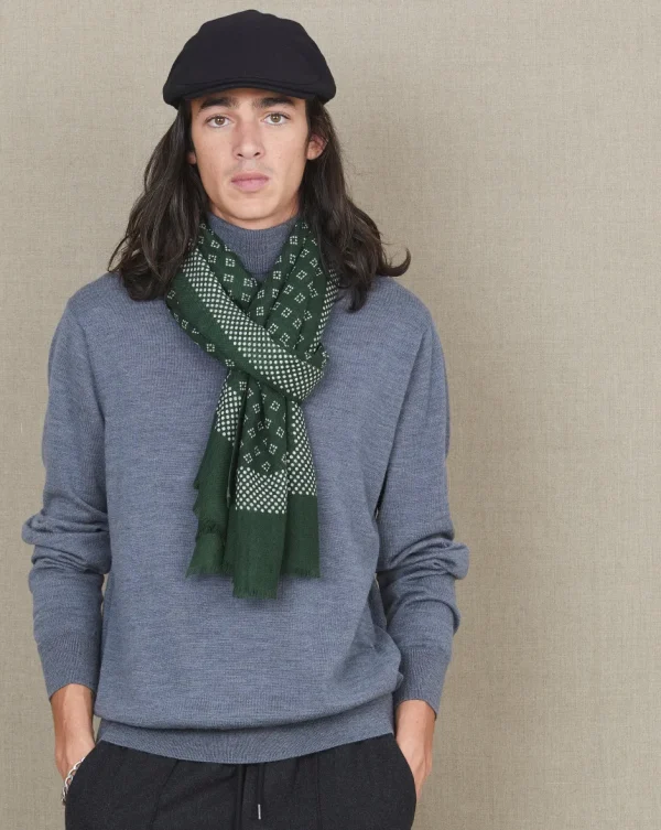 Best Chevignon ÉCHARPE EN LAINE BOMBAY SCARF Kaki