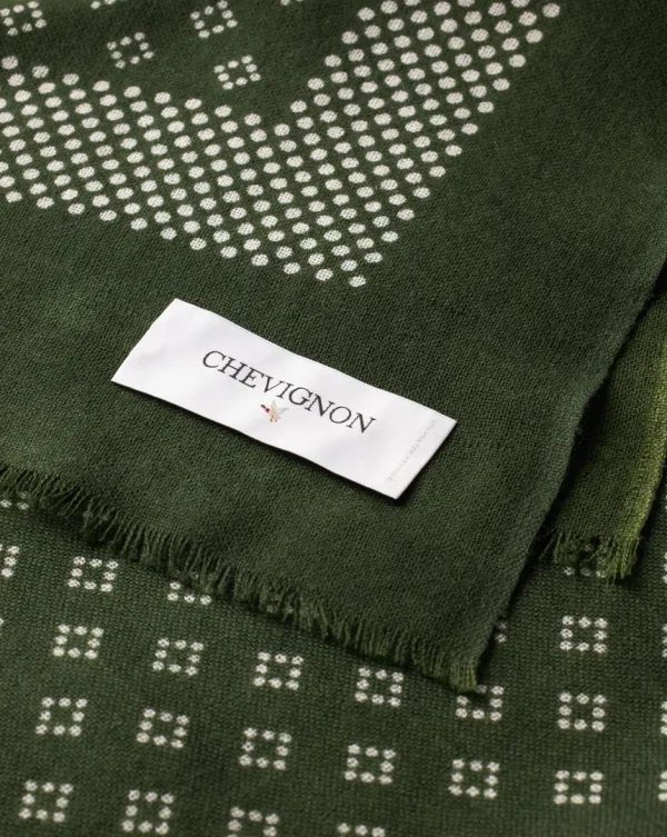 Best Chevignon ÉCHARPE EN LAINE BOMBAY SCARF Kaki