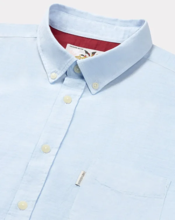 Best Sale Chevignon CHEMISE POCKET BLEU CIEL