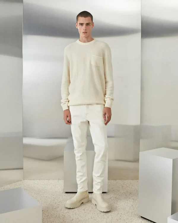 Best Chevignon PANTALON DENIM ÉCRU Ecru