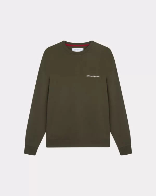 Fashion Chevignon SWEAT BRODÉ CITY SWEAT Kaki