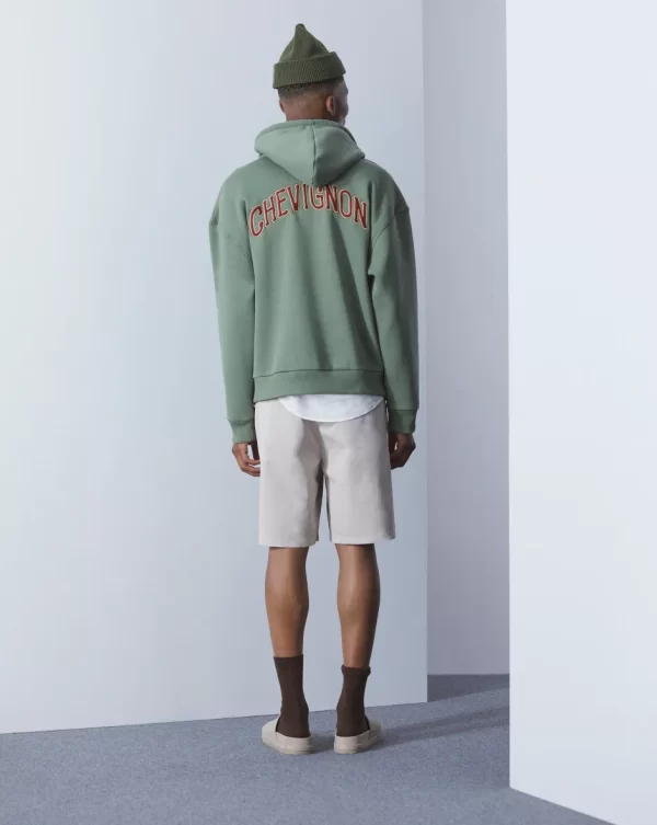 Hot Chevignon SWEATSHIRT HOOD 90 Vert