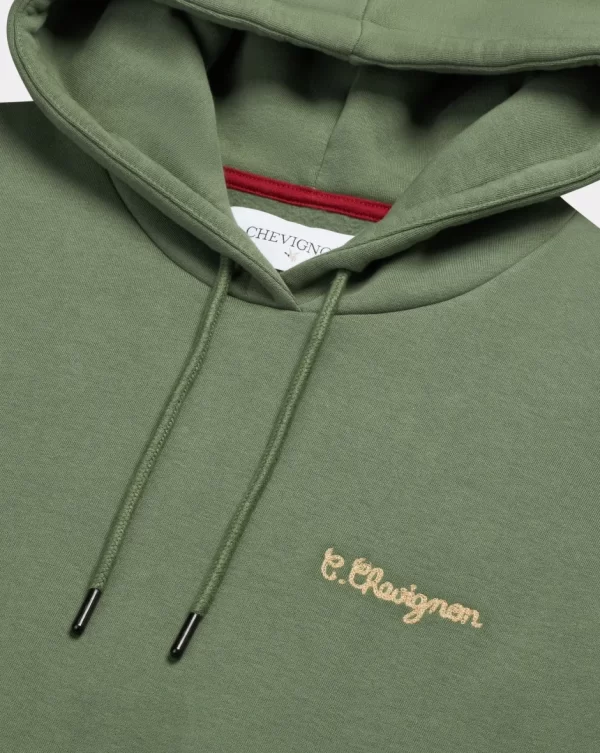 Hot Chevignon SWEATSHIRT HOOD 90 Vert