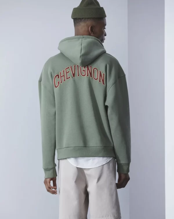 Hot Chevignon SWEATSHIRT HOOD 90 Vert