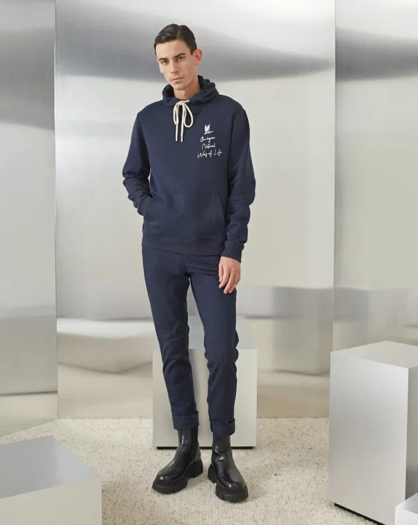 Hot Chevignon SWEATSHIRT LANDSCAPE Bleu marine