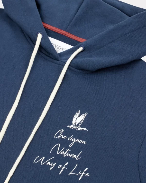 Hot Chevignon SWEATSHIRT LANDSCAPE Bleu marine