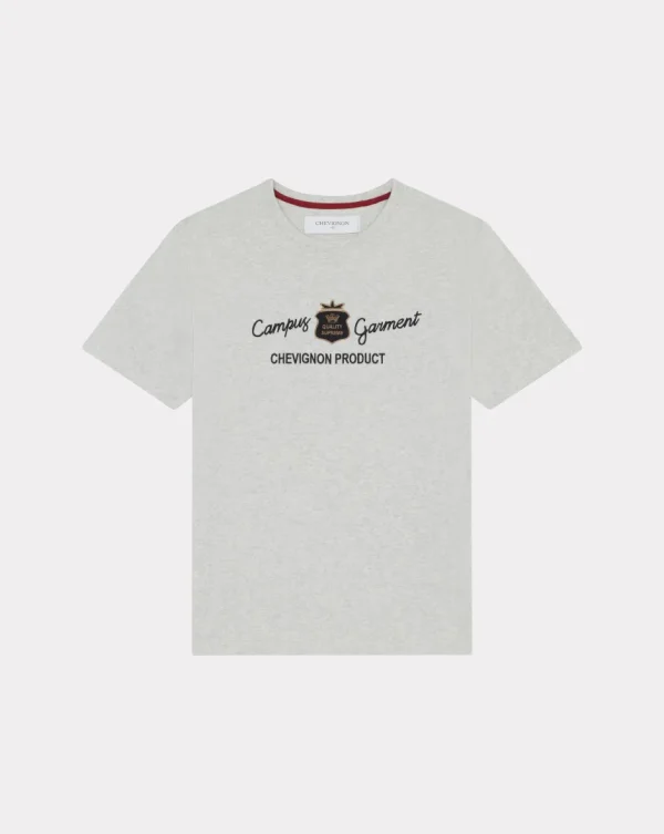 Hot Chevignon T-SHIRT CAMPUS TEE GRIS GRIS