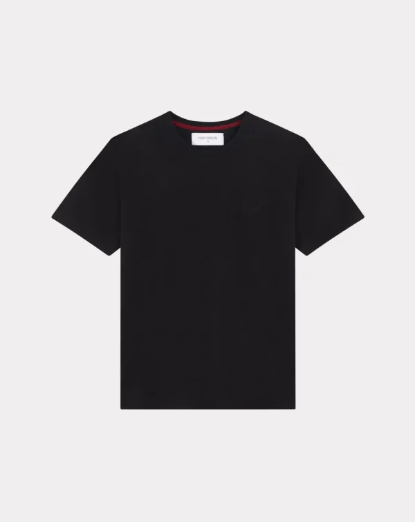 Fashion Chevignon T-SHIRT CITY TEE OVERSIZE Noir