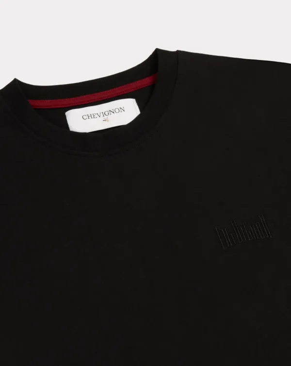 Fashion Chevignon T-SHIRT CITY TEE OVERSIZE Noir
