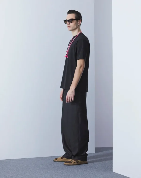 Fashion Chevignon T-SHIRT CITY TEE OVERSIZE Noir