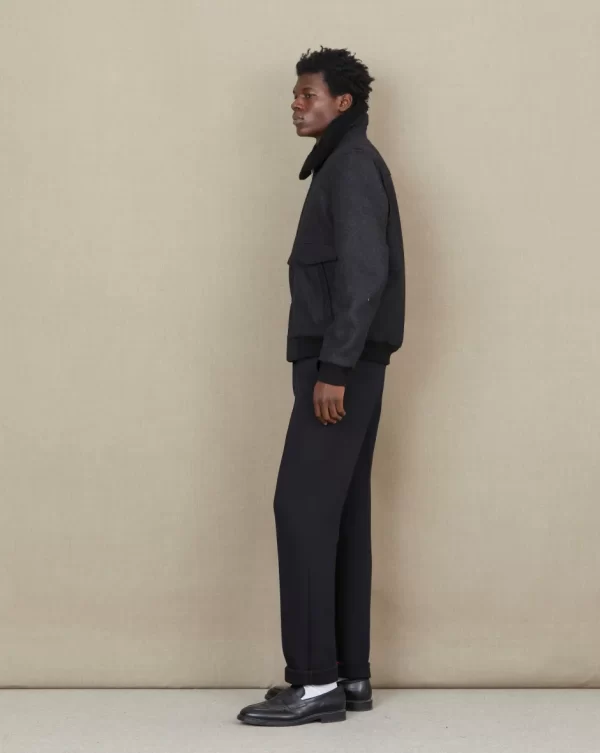 Store Chevignon VESTE PILOT WOOL Gris